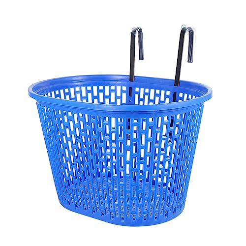 Holibanna Mountain Bike Front Basket Sturdy Plastic Bike Basket with Quick Release Design Suitable for Bike Models Easy Installation Durable Wear Resistant Material