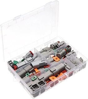 Robusto kit de conectores impermeables de la serie DT de 185 piezas para coches, camiones y soluciones de cableado marino