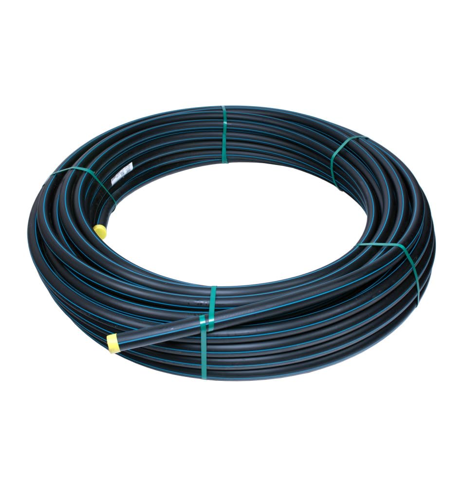 Tubo HD-PE 3/4 pollici 25 x 25 m PN16 – PE100 RC flessibile HDPE/tubo dell'acqua/acqua potabile/tubo di irrigazione – Tubo da giardino