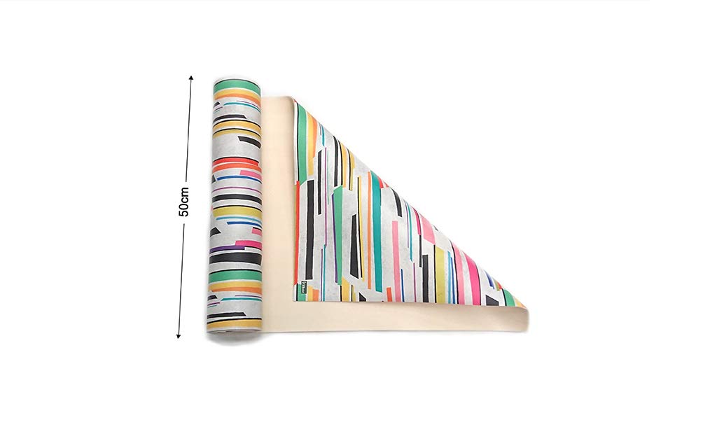 Vilber Gran Chef Rayas Alfombra, Vinilo, Multicolor, 50x140x0.2cm