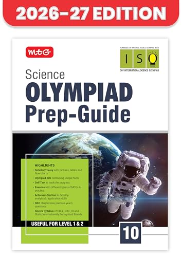 Image of MTG Science (ISO) Olympiad Prep Guide Class 10 | Detailed Theory, Exercise with Self Test For Practice | SOF Olympiad Books For Exam 2026-27 (Useful For Level-1 & 2)