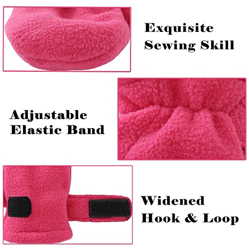 Baby Toddler Mittens Boys Girls Winter Outdoor Gloves Kids Easy-On Fleece Warm Mittens Pink Rose Khaki 3 Pairs L（2-4 Years） #TOP2