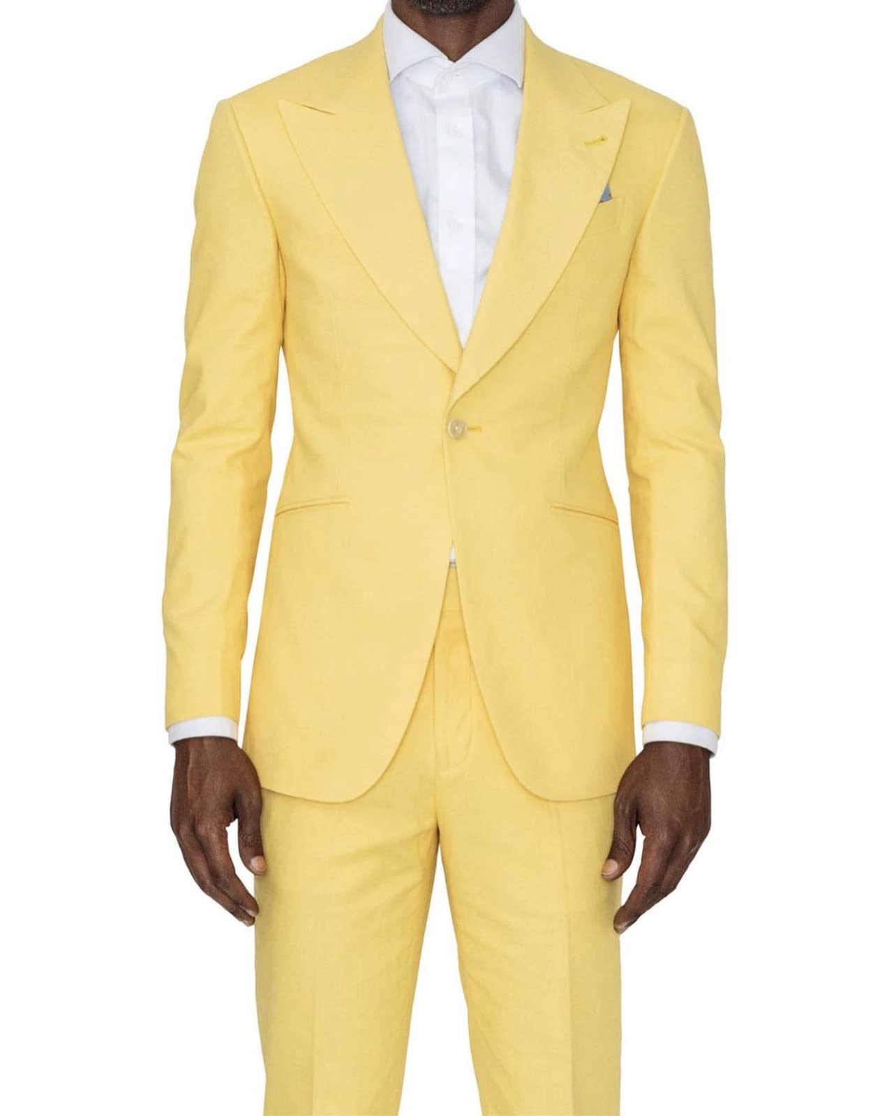 Uomo Un Vestito Pulsante Peak Risvolto Giacca Pantaloni Prom Abiti Homecoming