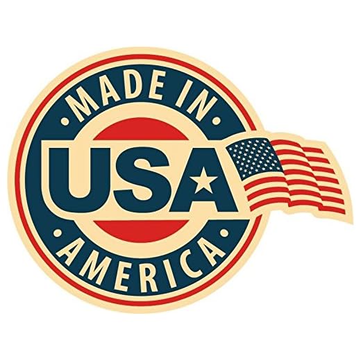 Made in USA America Flag Badge Star Sticker Decal Design 5" X 4"