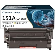 151A Toner Cartridge Replacement for HP 151A W1510A Black Toner Cartridges Compatible for HP Laserjet Pro 4003w 4003dw 4103fdn 4103fdw Printers, 1 Pack
