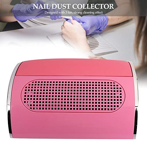 40W Starkstrom-Nagelstaubsammler Nail Art Staubabsauger Staubsauger mit 3 Ventilatoren mit 2 Staubsammelbeutel für… – Bild 3