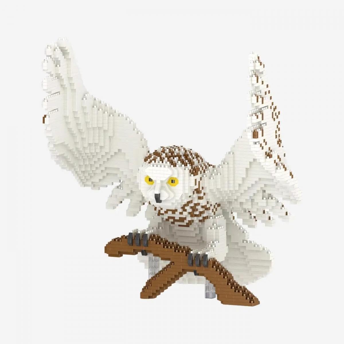 BlueBrixx Pro 108595 – Schneeeule (Diamond Blocks) aus Klemmbausteinen mit 3103 Bauelementen