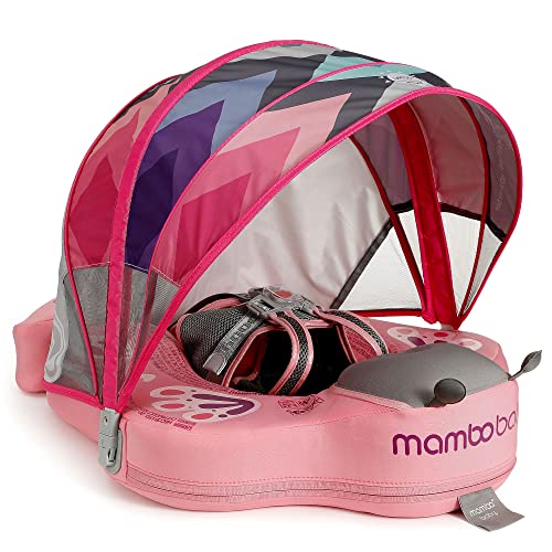 Image of Mambobaby Add Tail Newest Butterfly Baby Float with Sun Canopy – Pink