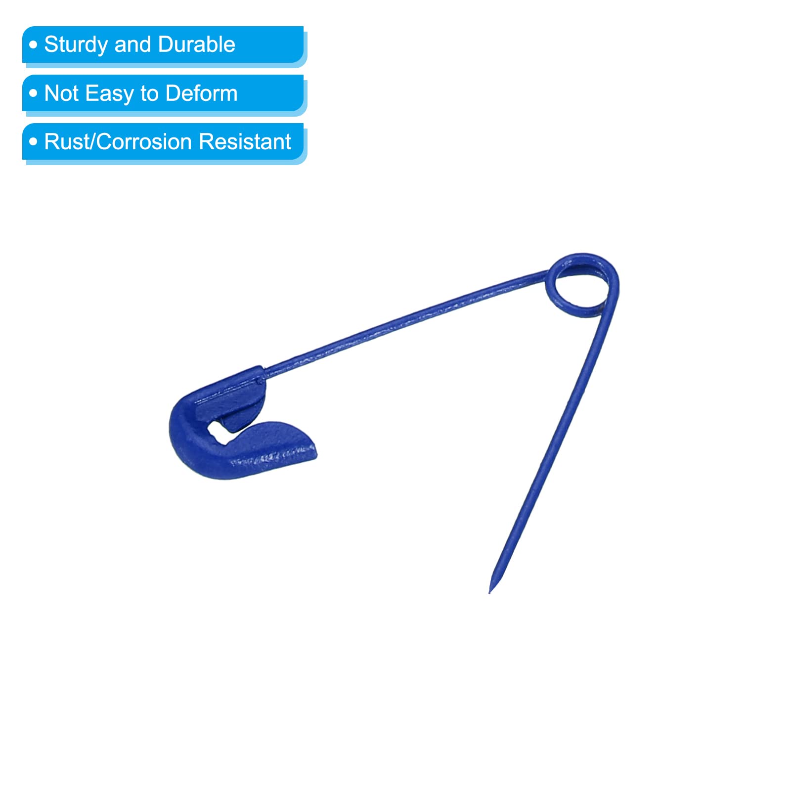 sourcing map Spille di sicurezza da 5,48 cm, grandi spille da