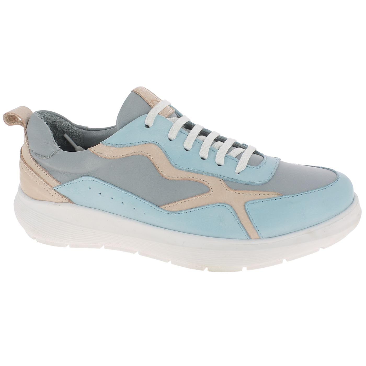 Andrea Conti Women's Trainers Sneaker, H Blue Rose H Grey, 7.5 UK
