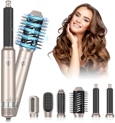 7 In 1 Hair Styler Professional Hair Dryer Brush Blow Dryer Air Wrap - View #7