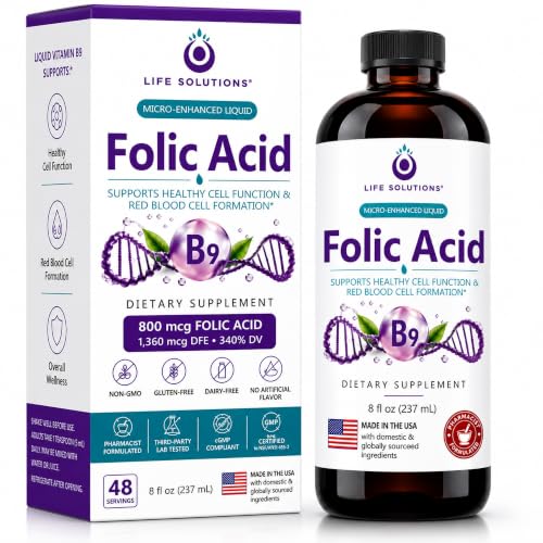 Life Solutions Liquid Vitamin B9 Folic Acid