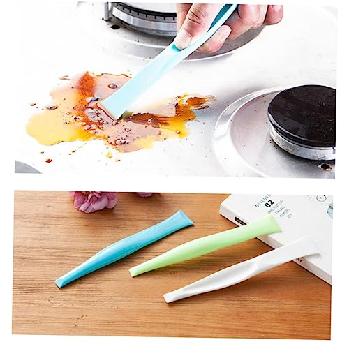 Anneome 10pcs Double-headed Kitchen Stove Scraper Versatile Cleaning Tools Scratch Design for Efficient Decontamination