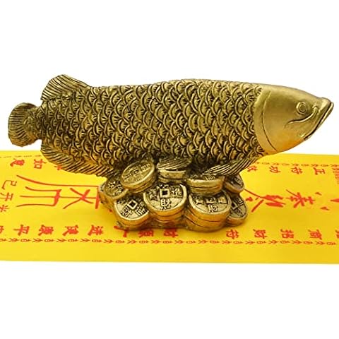 Fengshui Wealth Arowana Fish Statue Decoration Cover