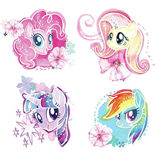 roommates 'MY LITTLE PONY THE MOVIE' Peel and Still Wall Decals Multi