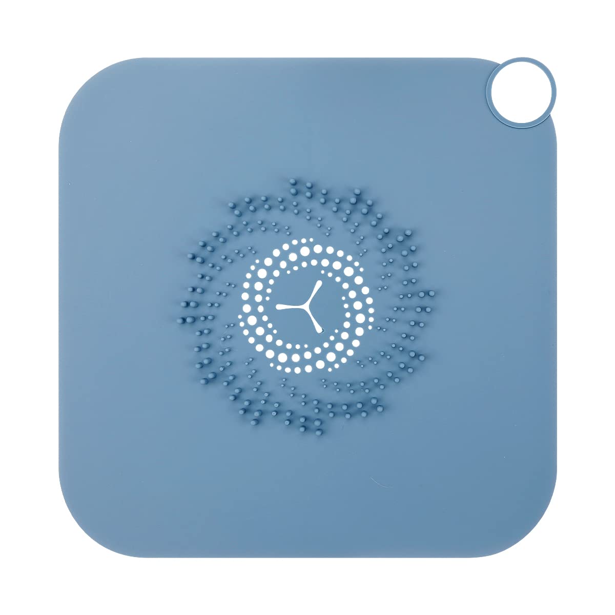 Gladfresit Blue Silicone Shower Drain Hair Catcher - Hair Drain Catcher, Shower Hair Stopper Hair Catcher With Suction Cup(Blue)