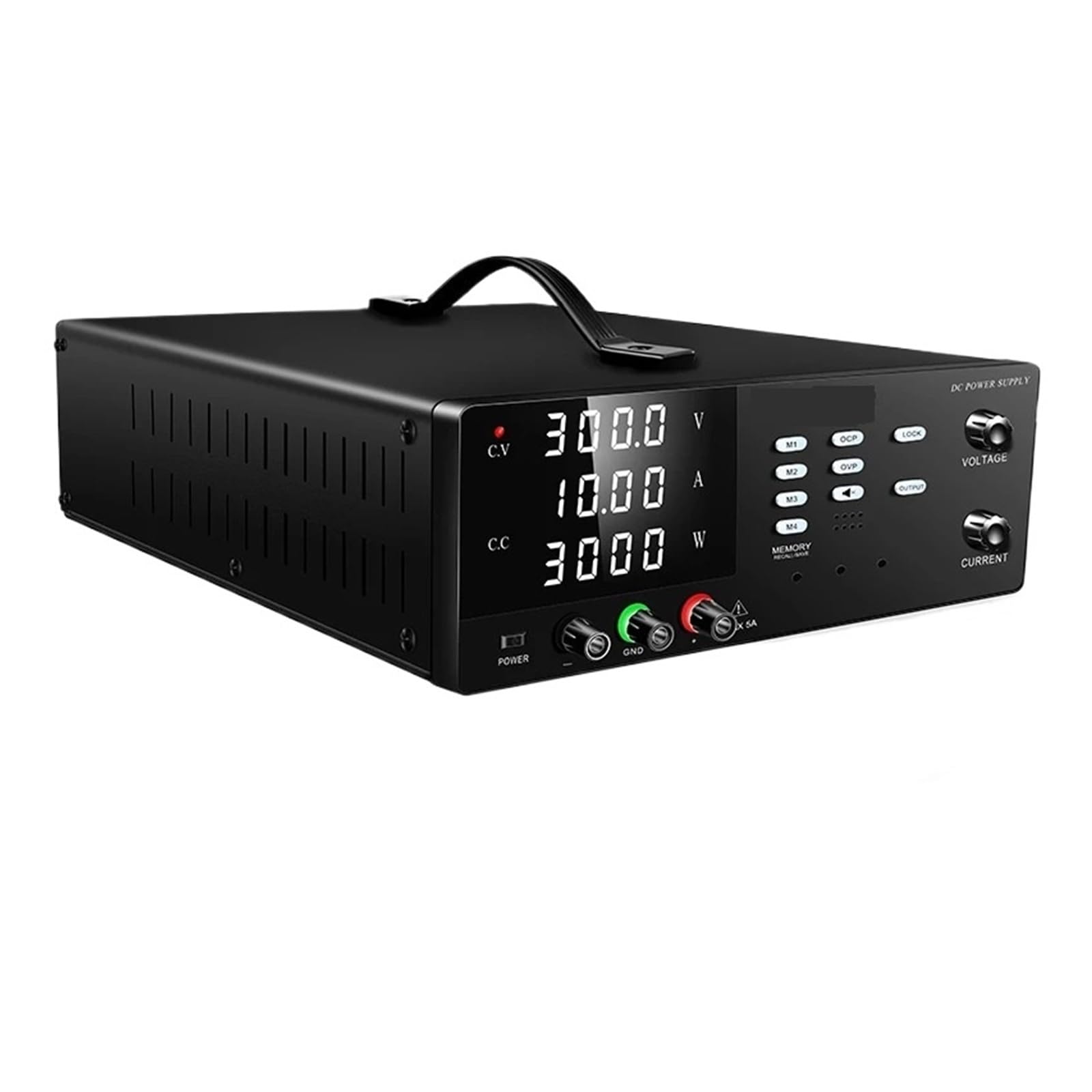 Alimentation de laboratoire haute puissance 3000 W, 300 V 10 A, 200 V, 30 V 60 A, 60 V 10 A, port USB for connexion PC Avec fonction mémoire(R-SPS3060S-232)
