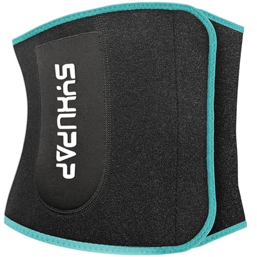 SYXUPAP Fajas Reductoras Abdomen Sauna Adelgazante Efecto - Faja Reductora Hombre Mujer para Sudar - Faja Lumbar y Abdominal，Fajas Reductoras Abdomen Adjustable para Deporte Fitness Postparto