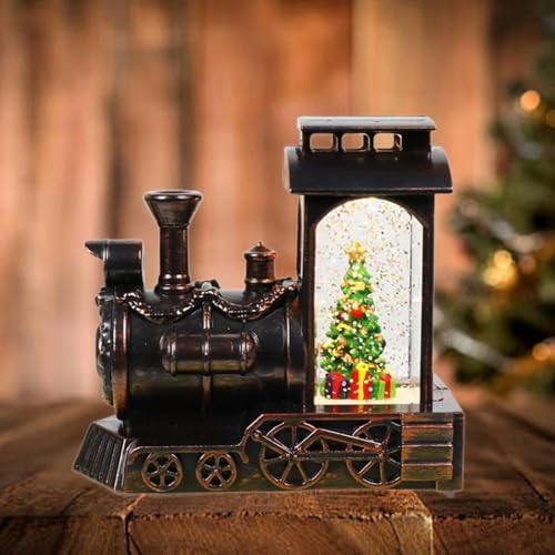 Bola de cristal navideña ideal para regalar como luz nocturna decorativa en fiestas 5
