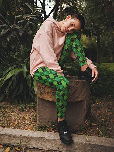 Image of sissycos Women's 80s Leggings Neon Artistic Splash Printed Buttery Soft Stretchy Pants