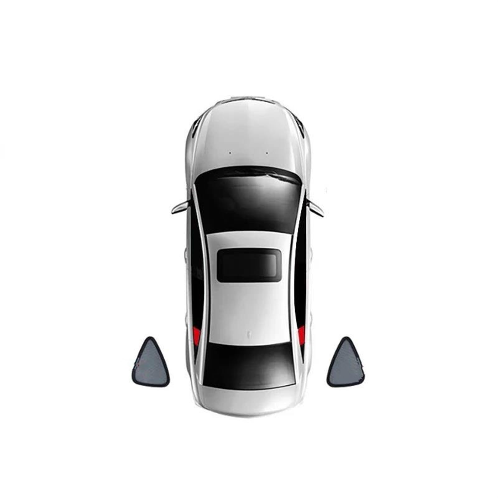 Pare-Soleil Voiture pour Volvo XC60 2009-2017 - Rideau de Fenêtre Latérale Avant, Lot de 2
