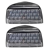 Partsam 2Pcs Smoked Amber Headlight LED Turn Signal Park and Clearance Lights 31LED for Peterbilt...