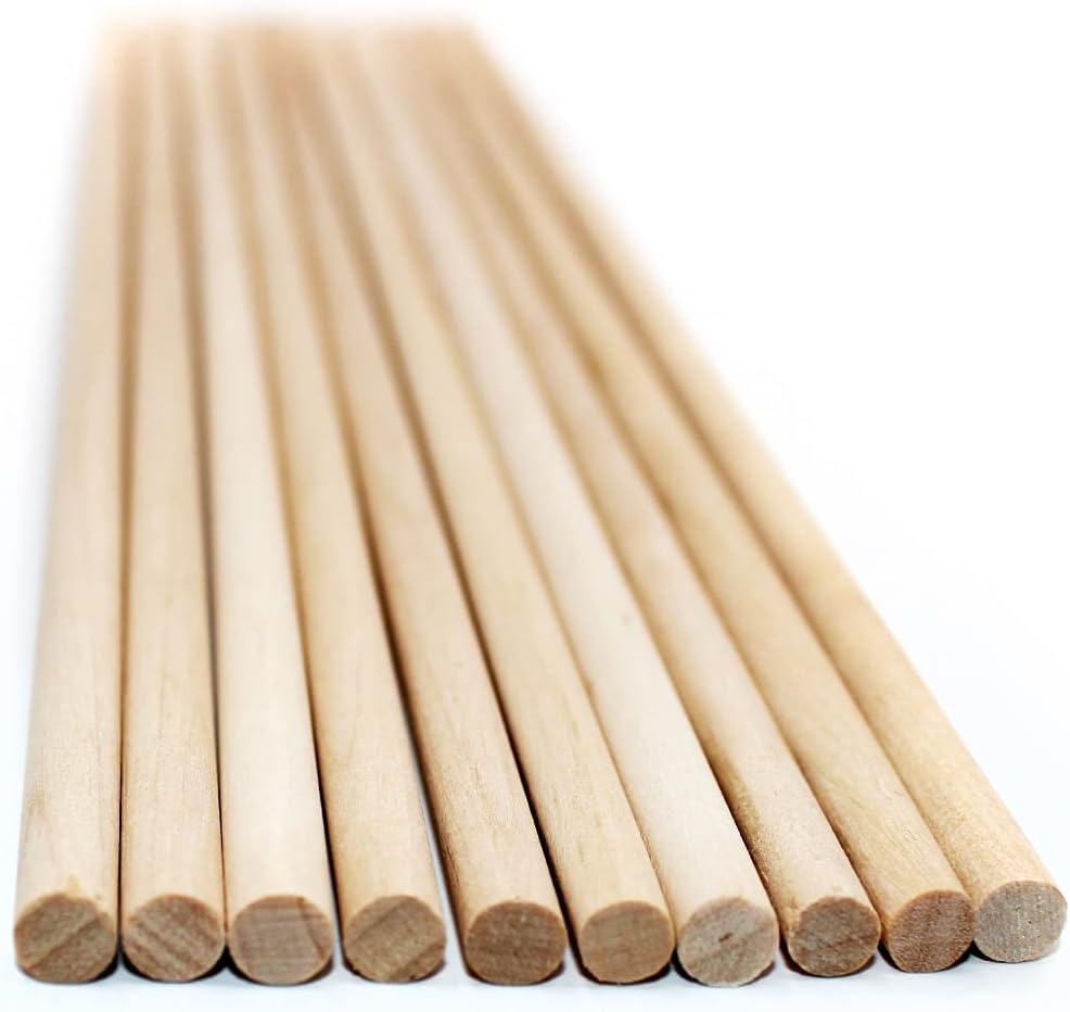 Amazon.com: Craft County Wooden Dowel Rods – 13 Inch (2 Pack)