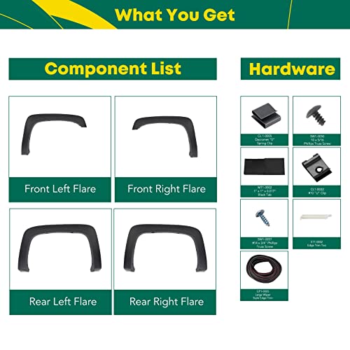 Yhtauto YHTFF00003 Oe Factory Style Fender Flares Replacement thumb #8