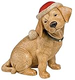 Treuer Freund | Goebel Weihnacht | Labrador mit Weihnachtsmütze