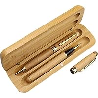 Amazon.co.jp: 万年筆 木製ハンドル ボールペン 万年筆 ビジネス