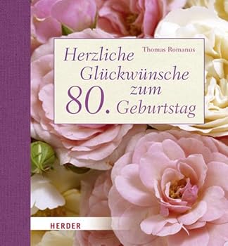 Hardcover Herzliche Glückwünsche zum 80. Geburtstag [German] Book