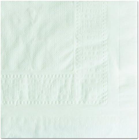 Hoffmaster 210130 Cellutex Tablecover, Tissue/Poly Lined, 54 in x 108", White (Case of 25 Tablecloths)