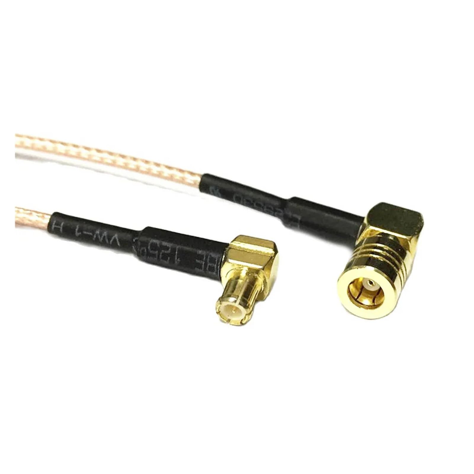 Cable MCX macho a SMB hembra en ángulo para conectar antenas en chasis estrechos 3