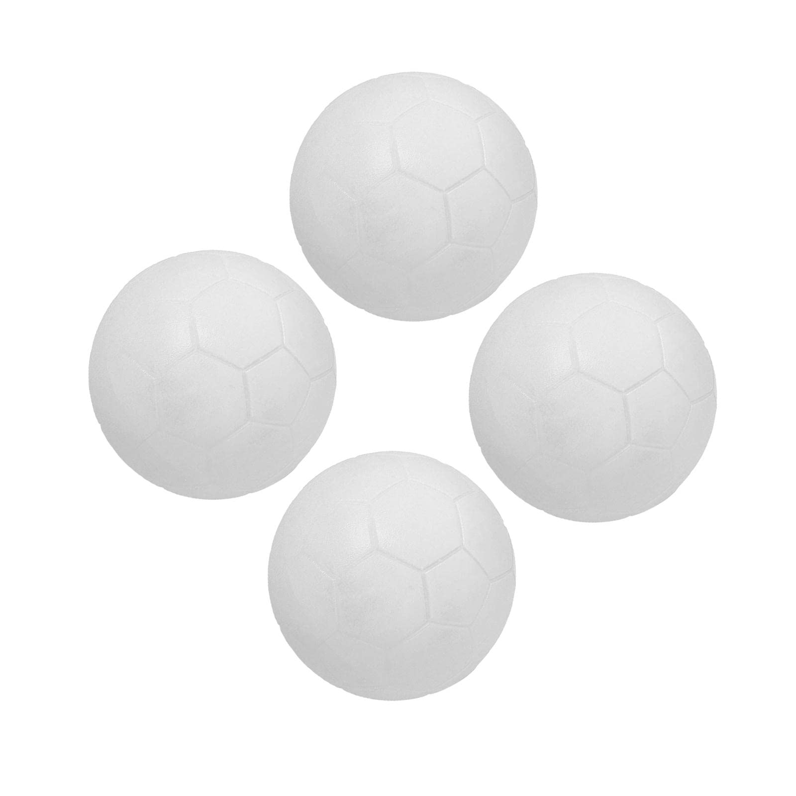 4 Piezas Pelotas de Futbolín Pelotas de Repuesto Pelotas para Balones de Mesa Superficie Grabada Control Estable Material PP Adecuadas para