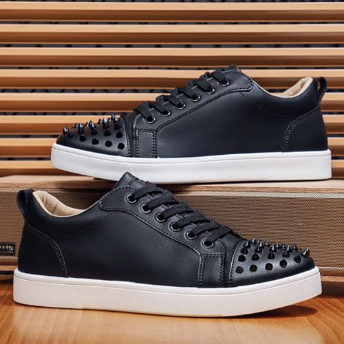 Men's Spiked - Toe Casual Sneakers, Fashionable Street - Style Shoes - Ideal for Urban Walks, Trendy Outfits & Daily Wear2