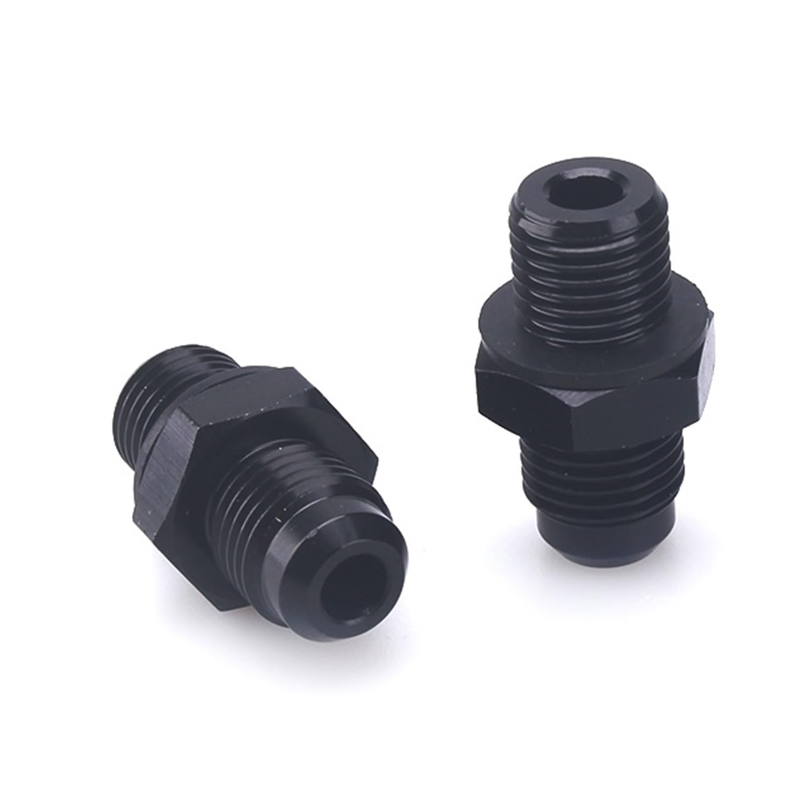 Tzobxdp An6 Oil Cooler Oil Cooler Engine X 1/4Nps An8x 1/4Nps Transmission Oil Cooler Adapter Fittings Fit For Gm Turbo 350 400 700R 4L60e Oil Cooler Fittings(An6)