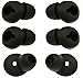 ALXCD Eargel for Gear Circle SM-R130, 3 Pair Medium Anti-Slip Durable Silicone Replacement Ear Tip Earpads, Fit for Samsung Gear Circle Bluetooth Earphone SM-R130 [Black] (3 Pair)