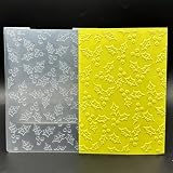 3D Plastic Embossing Folder Template Christmas Holly Leaves and Fruits Texture A6 Size for Card Making DIY Scrapbooking Paper Crafting Handmade Crafts Scrapbooking Arts Supplies Scrapbook Decor