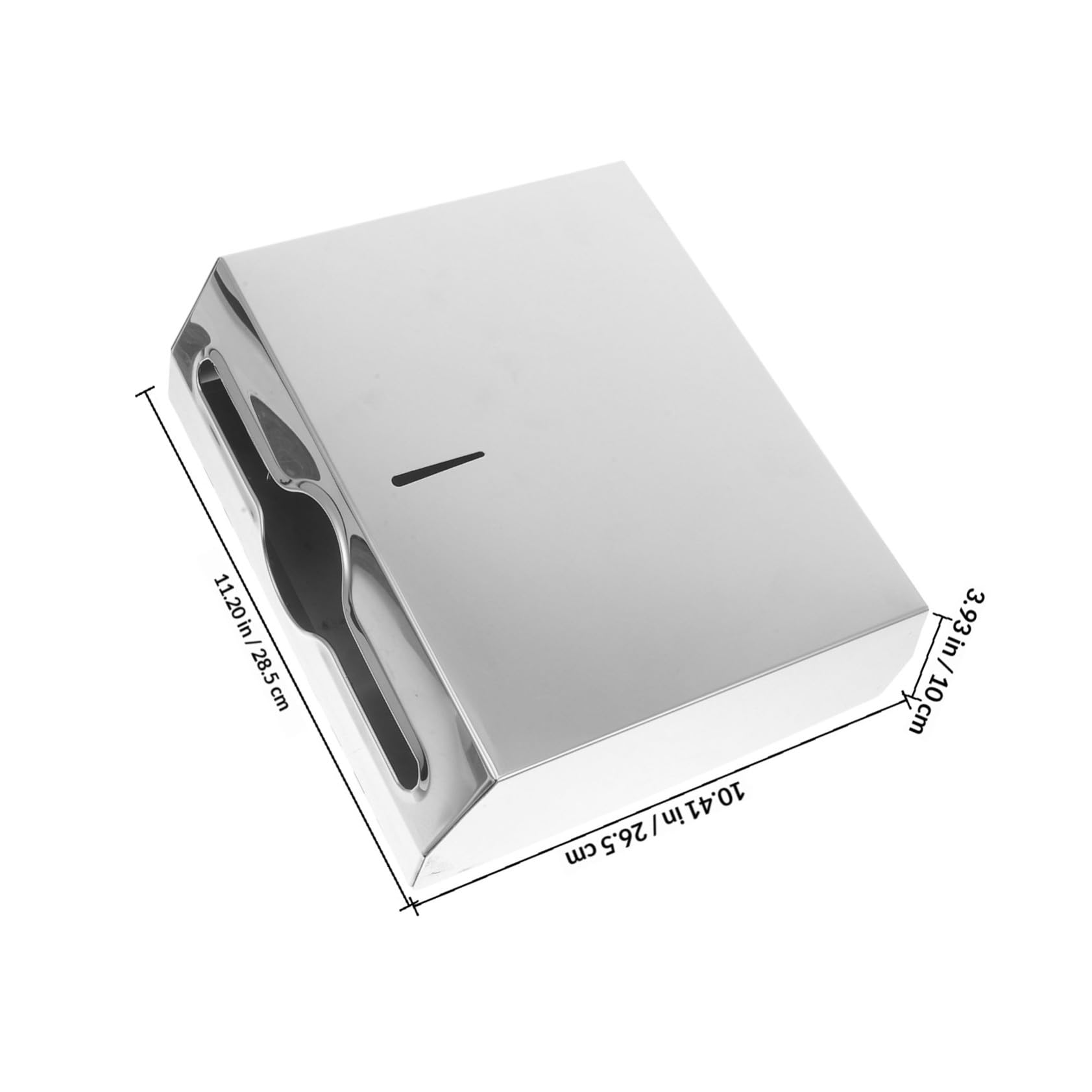 Acero Dispensador Plateado Toallas de Papel de Inoxidable Comercial