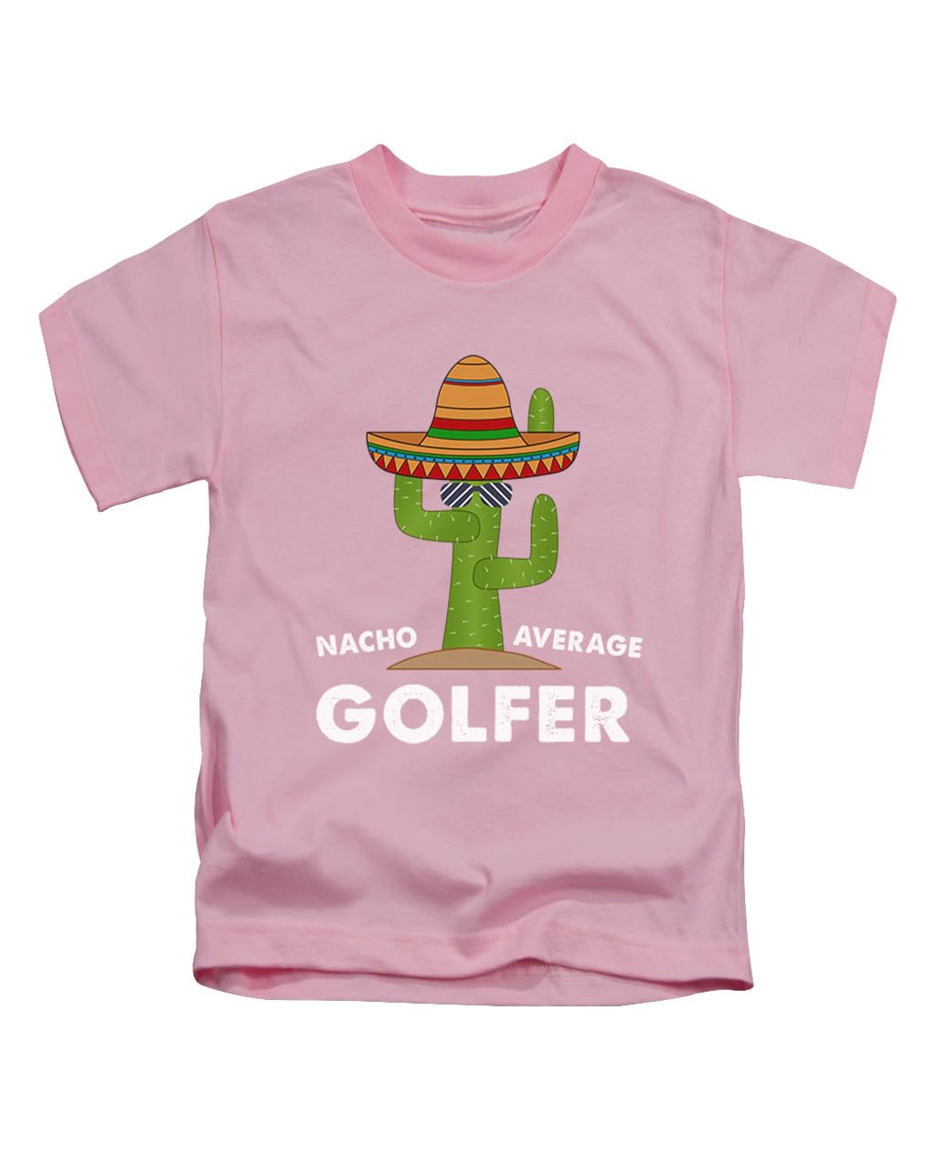 New Spirit Original Unisex Baby Pink Nacho Average Golfer Golfing Golf Tee T-Shirt Funny T Shirt Top