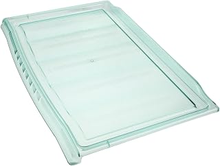 Plastic Refrigerator Shelf Replacement for Drawer Compartments | Cold Resistant, Smooth Sliding Design, Space Saving Partition for Cooling and Freezing Storage