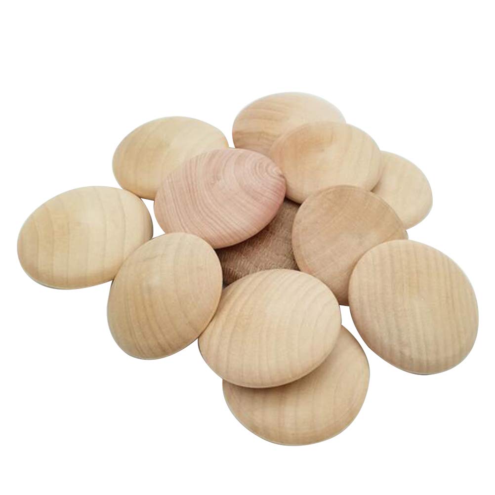 Screw Plugs 25 PCS Button Wood Plugs Wooden Screw Hole Plugs for