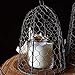 Colonial Tin Works Chicken Wire Cloche, 10 inches tall, Vintage, Rustic Barn Roof Finish, Silver