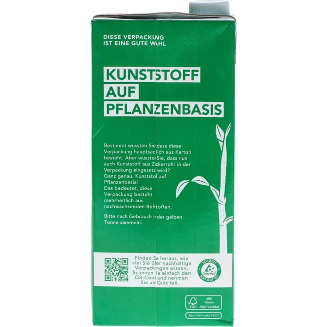 Milch Berchtesgadener Alpenmilch Land H-Milch 3,5% Fett Haltbare Milch Bergbauern-Milch, je 1 Liter, 12 Stück+ pufai
