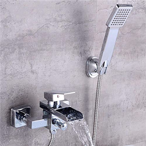 Ensemble cascade baignoire chrome B au fini miroir haut de gamme
