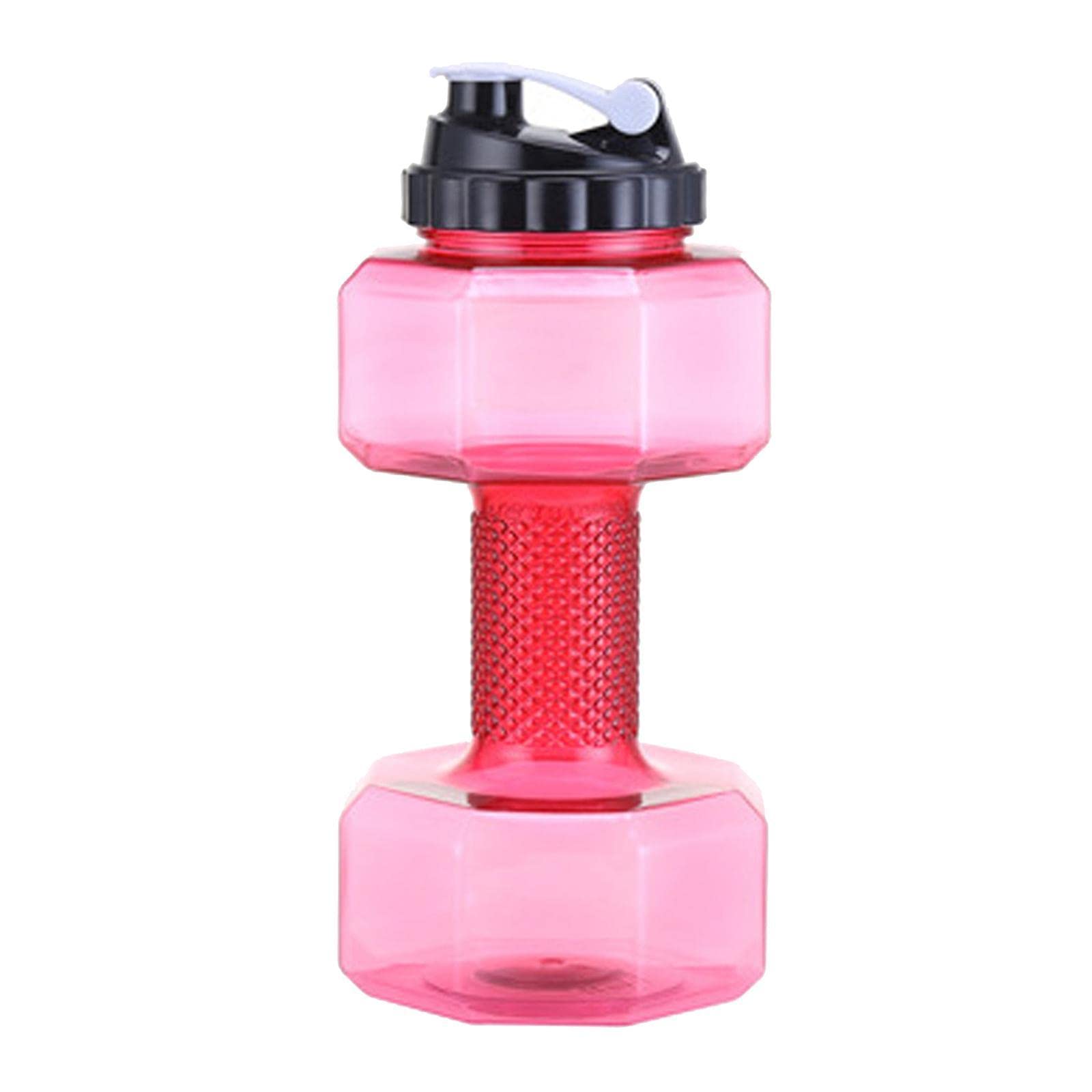ATORSE Fitness Dumbbells Weight Strong Water Drinks Bottle 2200ml Red-picture-19