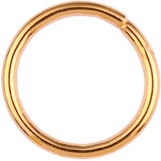 Open Jump Rings Gold 0.8x8mm 300pcs for DIY Jewelry Making Supplies - Image 2