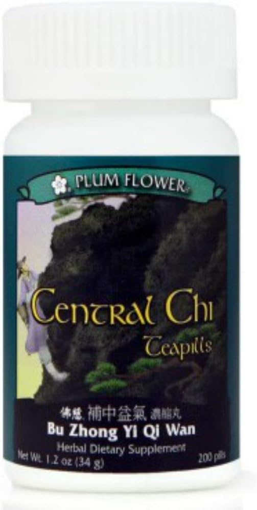 PLUM FLOWER CHINESE TEA Bu Zhong Yi Qi Wan/Central Chi, 200 CT