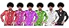 ILOVEFANCYDRESS ILFD4603XXL Neon Green Disco Shirt Mens Deluxe Disco Ruffle Shirt 1970's Disco King Fancy Dress XXL #1