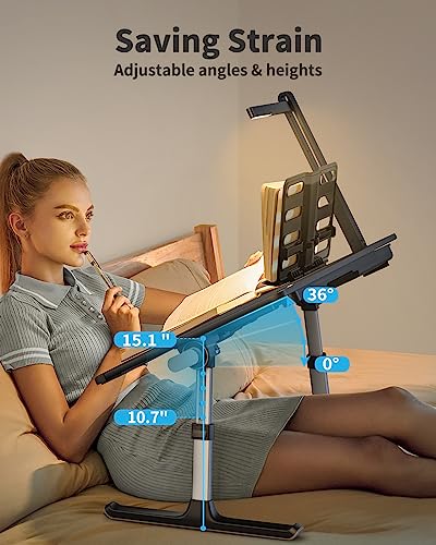 Saiji K8 Laptop Bed Tray Desk With Led Desk Light, Saiji Adjustable Laptop Stand thumb #3